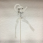 П Втавка Лейка резная белая