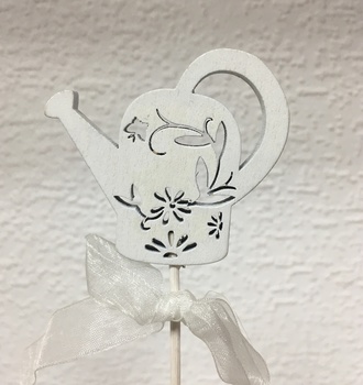 П Втавка Лейка резная белая