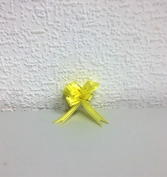 Бант затяжка цв. с золотой полосой 1,2*25см (10шт)