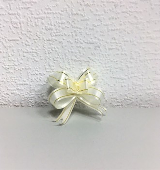 Бант затяжка цв. с золотой полосой 1,8*39см