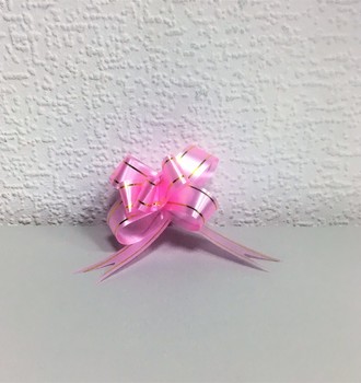 Бант затяжка цв. с золотой полосой 1,8*39см