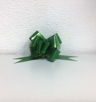 Бант затяжка цв. с золотой полосой 5,0*85см (10шт)