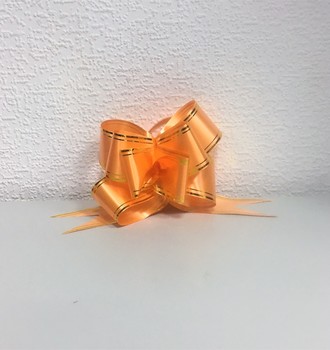 Бант затяжка цв.48Б с золотой полосой