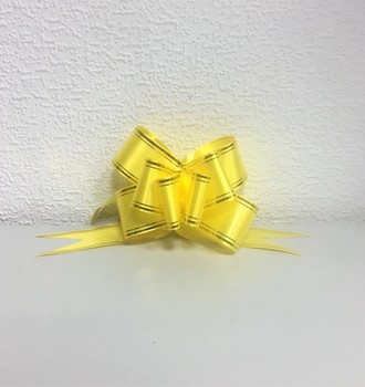 Бант затяжка цв.48Б с золотой полосой