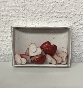 Липучки сердечки 13298