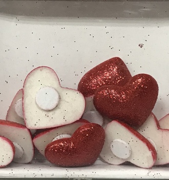 Липучки сердечки 13298