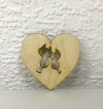 СЛ Заготовка Сердце 5*5