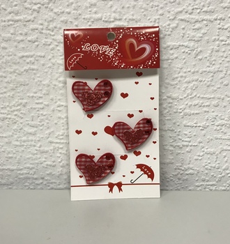 Наклейка 20 Сердца (8*15см)