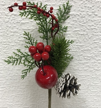 + Встава ветка яблоко/шишка