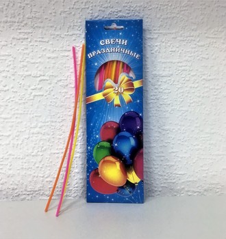 Свеча тортово-коктельная 0663