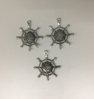 6515 Штурвал металл фурнитура (3шт)