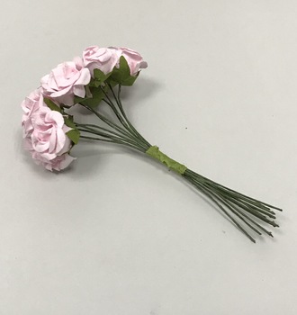 +Розочка бум. 2,5см 10 б/10шт/уп