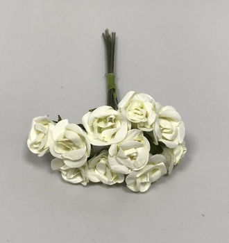 +Розочка бум. 2,5см 10 б/10шт/уп