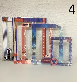 СЛ Набор декоративных рамок из картона, 5шт