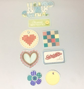 СЛ Набор декоративных элементов 10,8*15см