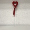 СЛ Сердце сувенирное на палочке 6см глянец