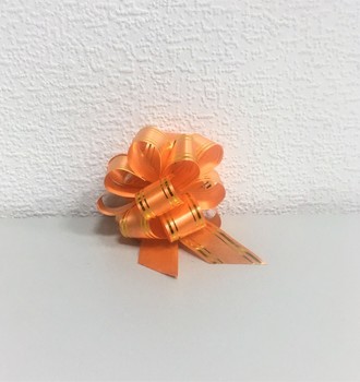 Бант-шар 32В с золотой полосой