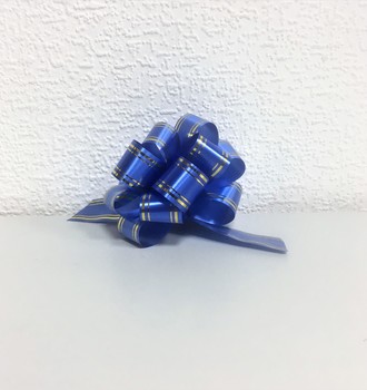 Бант-шар 32В с золотой полосой