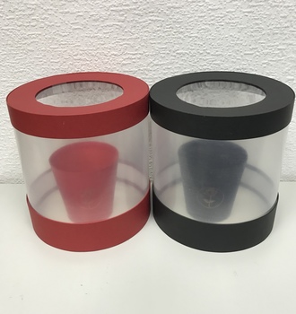 * Коробка прозр бол + кашпо д20,5 в 20,5