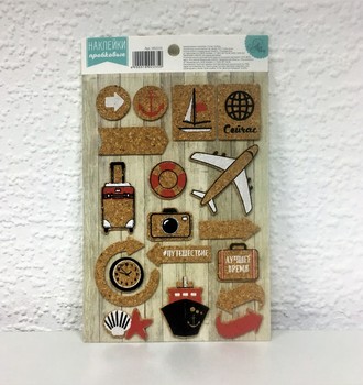 СЛ Наклейки декор. Путешествия 12*20,5см