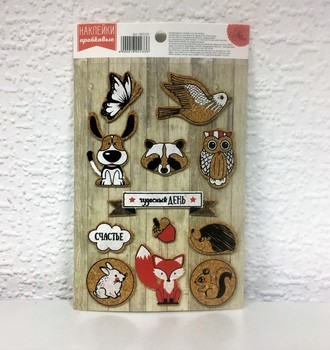 СЛ Наклейки декор. Чудесный день 12*20,5см