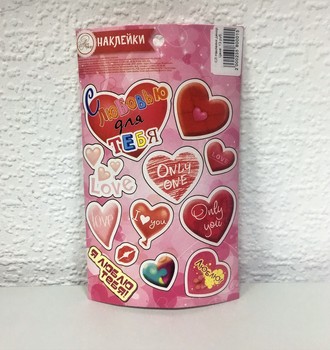 СЛ Наклейки декоративные "Любовь" 11*18см
