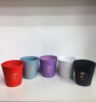 + Кашпо картон с надп.