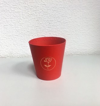 + Кашпо картон с надп.