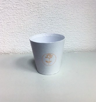 + Кашпо картон с надп.