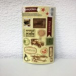 СЛ Наклейки декоративные в  ассортим. 11*18см