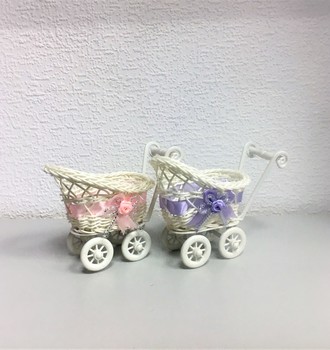 + Кашпо Коляска мини