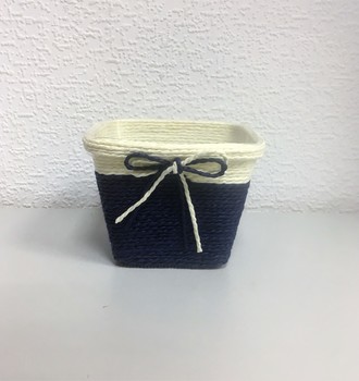 + Кашпо плетеное