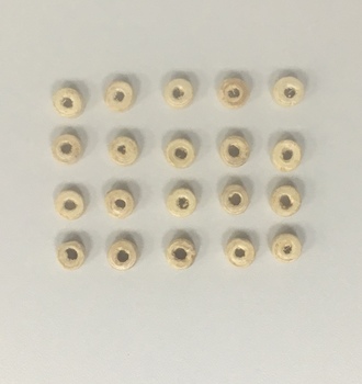 +Дерев. 38 Круг белый (20шт)