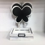 +Кашпо дерев. + бабочка