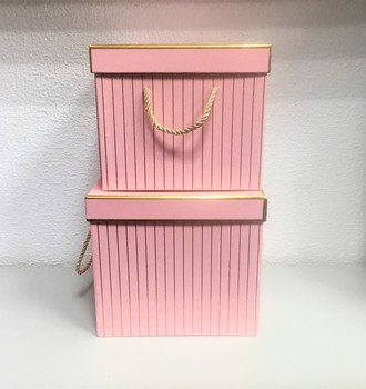 + Набор из 2-х  кубов полосатые