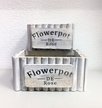 +Кашпо дерев. забор