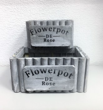 +Кашпо дерев. забор