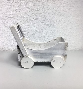 +Кашпо дерев. Телега