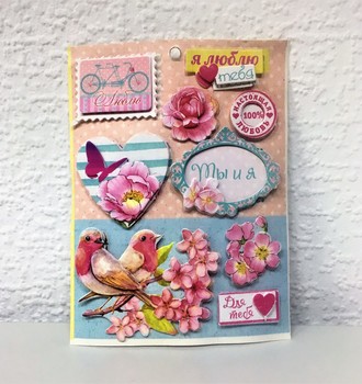 СЛ Наклейки декоративные 11*15см