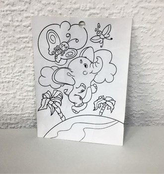 СЛ Наклейки с раскраской