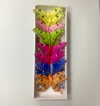 + Бабочка 8 см (12 шт/уп)