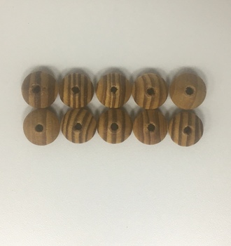 +Дерев. 43 Юла полосатая темная (10шт)