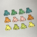 П лягушка на липучке П