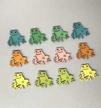 П лягушка на липучке П