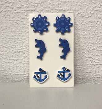 6433 Стикеры "Морской набор" на липучке