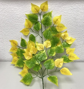 +Ветка искусственная, листья зеленые